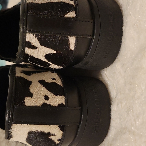 DONALD J. PLINER Mickey-Eh Calf Hair Platform Loafer Sneakers 👟. - Picture 4 of 11